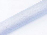 Organza lesklá - biela, 16cm