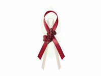 Svadobné pierko s ružičkami