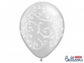 Balón biely s potlačou ornament